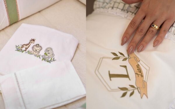 Bordado com identidade: o que torna o monograma do seu bebê tão especial?