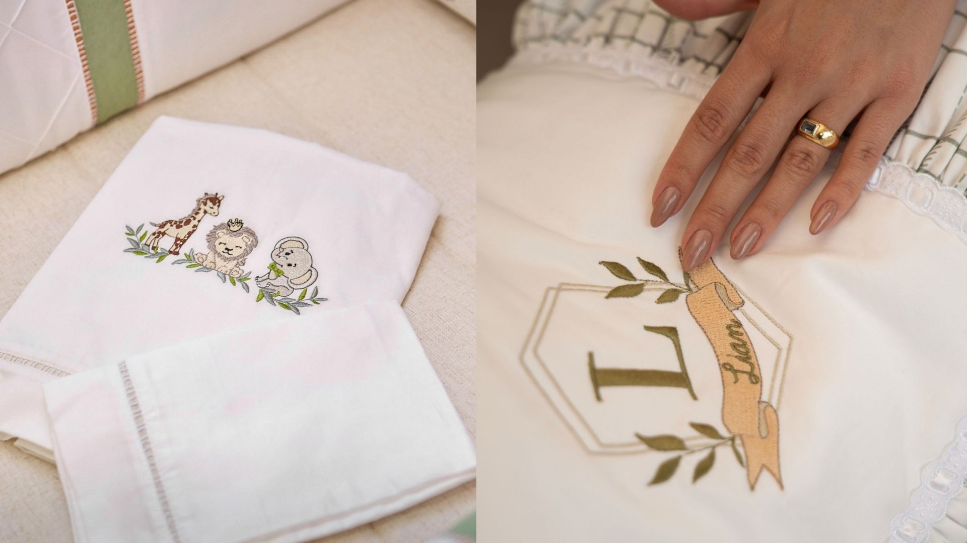 Bordado com identidade: o que torna o monograma do seu bebê tão especial?