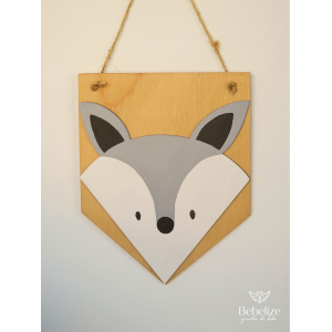 Quadro Banderola Raposa