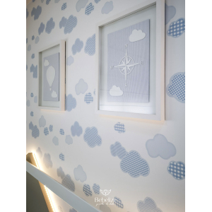 Papel de parede Nuvens Estampadas