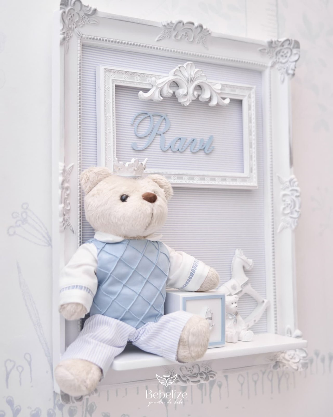 Urso de pelúcia no quarto do bebê: onde fica e a partir de quando