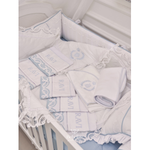 Kit Maternidade Realeza Azul 8 peças